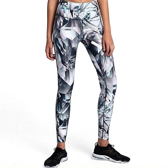 Nike Pants - Nike Power Legend Botanical Fresh Printed Tights